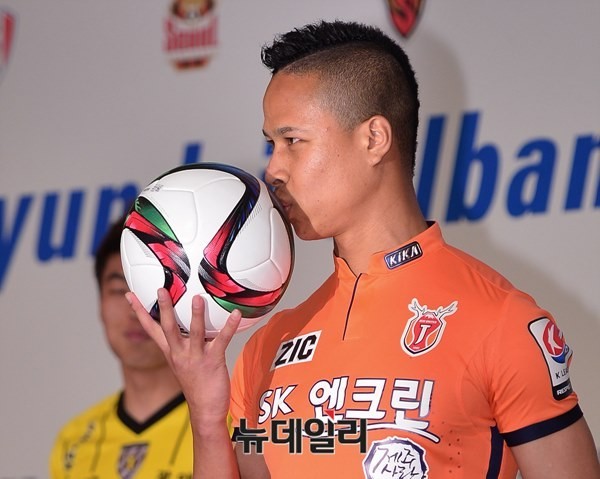 ▲ 강수일 선수. ⓒ 뉴데일리DB