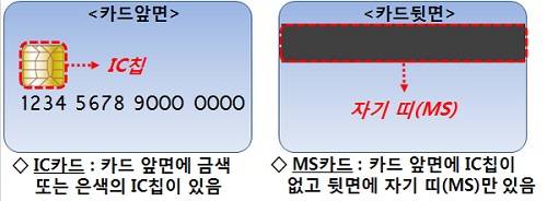 ▲ MS신용카드 여부 확인 (자료제공: 금융감독원)