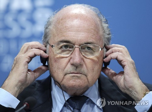 ▲ 제프 블라터 FIFA 회장.ⓒ연합뉴스