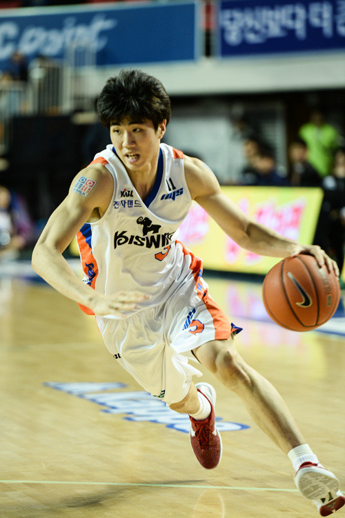 ▲ 김지완 선수.ⓒ프로농구연맹