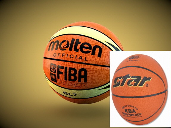 ▲ 몰텐과 스타스포츠 농구공.ⓒ구글이미지