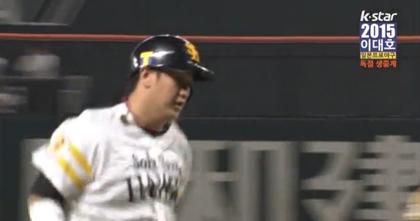 ▲ ⓒ일본 프로야구 중계화면 캡쳐