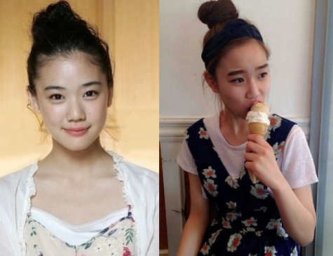 ▲ 아오이유우와 장희령 ⓒ온라인 커뮤니티