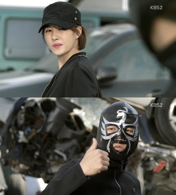 ▲ 김선아와 주상욱 ⓒ복면검사 방송 화면