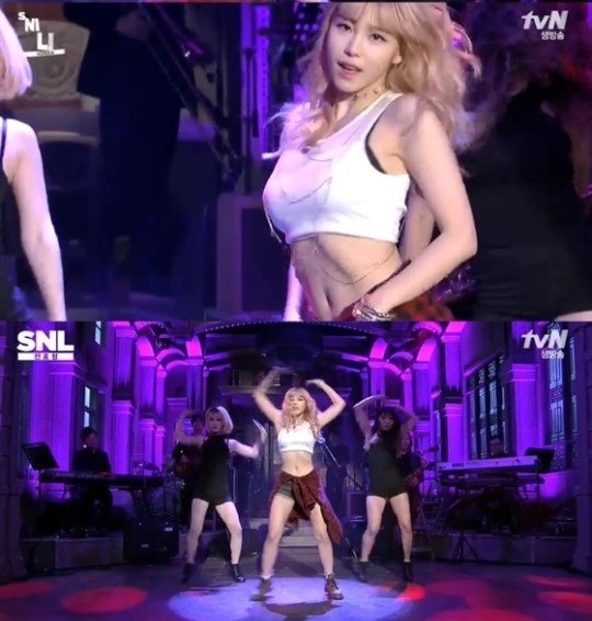 ▲ 전효성ⓒsnl 코리아