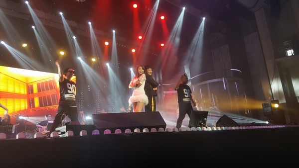 ▲ 홍진영과 박현빈 합동 콘서트 ⓒ뉴데일리