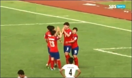 ▲ 2015여자축구팀 경기장면ⓒ방송캡쳐