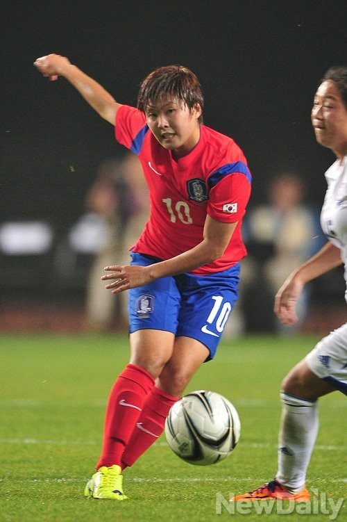 ▲ 지소연 선수.ⓒ뉴데일리