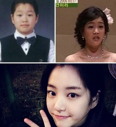 ▲ 이유비 과거와 현재 ⓒ온라인 커뮤니티