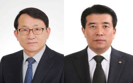 ▲ CJ오쇼핑 김일천 대표이사(좌), CJ헬스케어 강석희 대표이사(우) ⓒCJ그룹