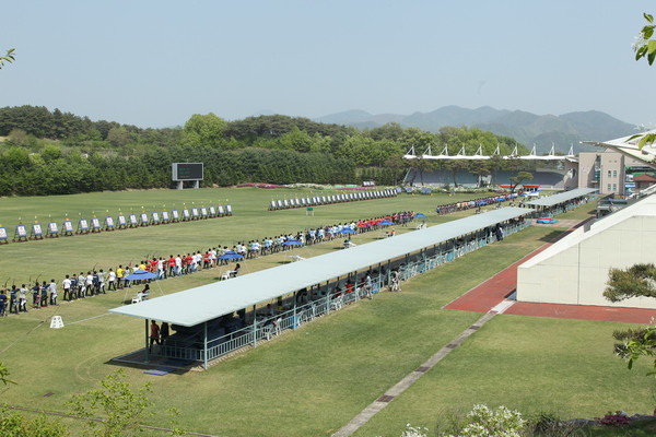 ▲ 양궁장 전경 ⓒ예천군 제공