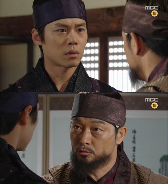 ▲ 한주완과 조성하 ⓒ화정 방송화면 캡쳐