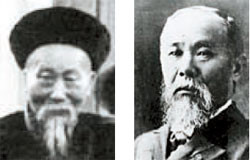 ▲ 청일전쟁의 주역인 청나라 리훙장(李鴻章, 1823~1901·사진 왼쪽)과 일본의     이토 히로부미(伊藤博文, 1841~1909·오른쪽)