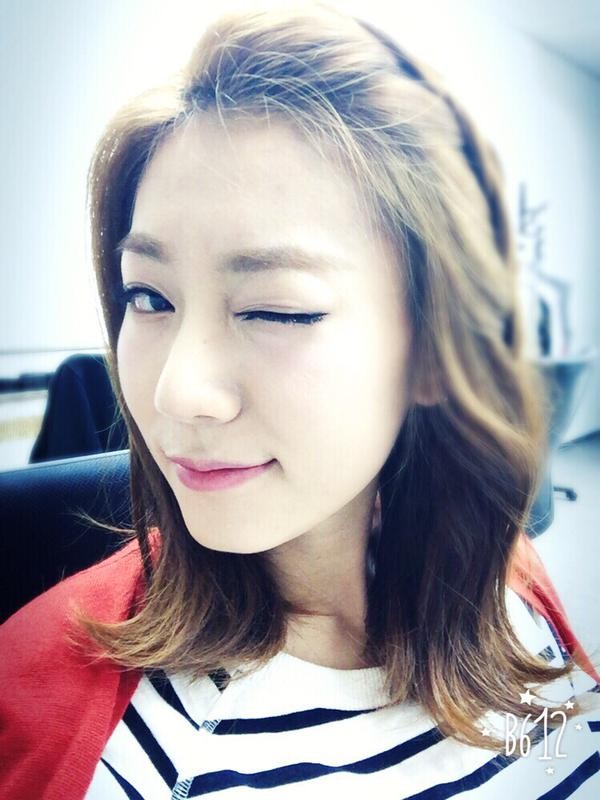 ▲ 송민교 아나운서 윙크 ⓒ송민교 트위터