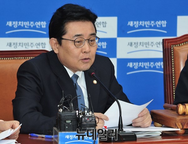 ▲ 새정치민주연합 전병헌 최고위원. ⓒ뉴데일리 이종현 기자