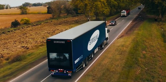 ▲ 삼성 세이프티 트럭. ⓒ삼성전자