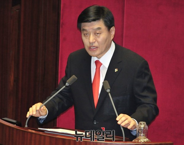 ▲ 새누리당 심윤조 의원이 19일 국회 본회의장에서 진행된 대정부질문에서 발언하고 있다.ⓒ뉴데일리 이종현 기자