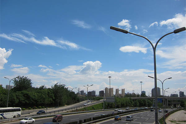 ▲ 중국의 한 네티즌이 올린 푸른 하늘의 베이징. ⓒ시티픽스 공유사진 캡쳐