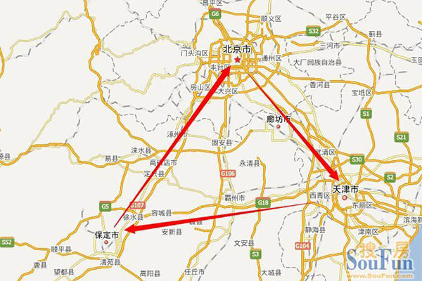 ▲ 中공산당은 내륙과 해안, 공산당-인민해방군과 인민 간의 빈부격차 해소 등을 위해 '징진지 프로젝트'를 내놓았다. ⓒ차이나 스토리 org 화면 캡쳐