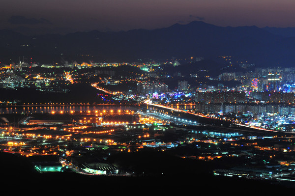 ▲ 무룡산에서  바라본 울산 시가지 전경=울산시제공ⓒ뉴데일리