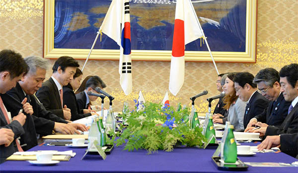 ▲ 한일 외교장관 회담에서 양국 장관은 현안 문제는 물론 북핵, 지역안보 등에 대해 폭넓은 대화를 나눴다. ⓒ외교부 제공.