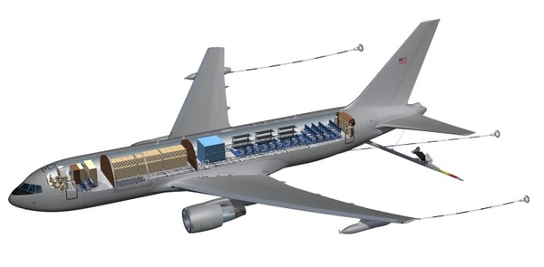 ▲ KC-46A내부도.ⓒ보잉