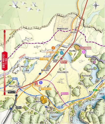 ▲ 경원선 복원 계획도.ⓒ국토교통부