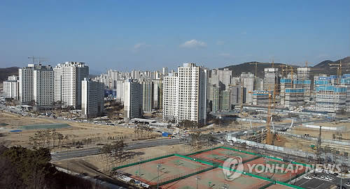 ▲ 아파트 건설 현장.ⓒ연합뉴스