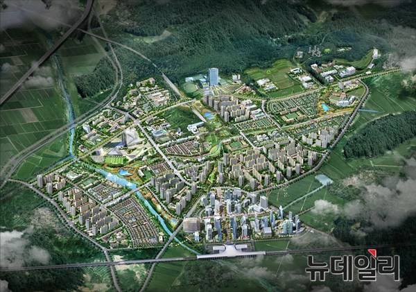 ▲ 혁신도시 조감도.ⓒLH대구경북본부 제공