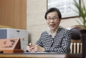 ▲ 김길자 대한민국사랑회 회장.