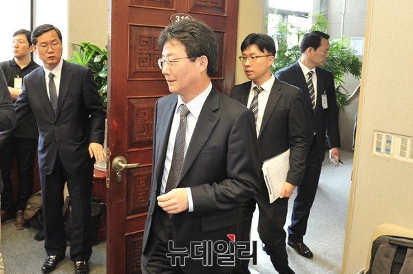 ▲ 새누리당 유승민 원내대표는 자신의 거취에 대해서 어떤 입장도 내놓지 않고 있다. ⓒ뉴데일리 이종현 기자