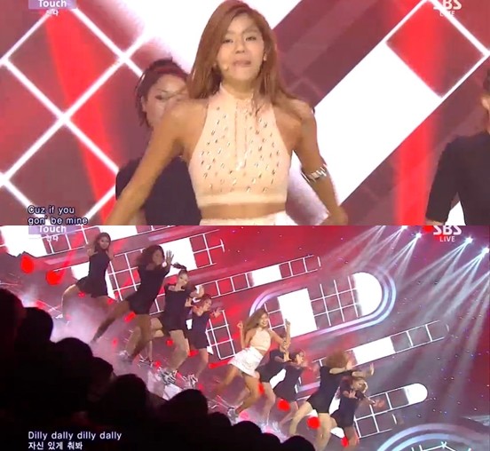 ▲ ⓒ SBS '인기가요' 방송 화면