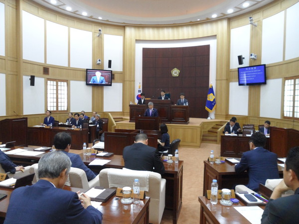 ▲ 경산시의회가 제177회 제1차 정례회를 개회했다.ⓒ경산시 제공