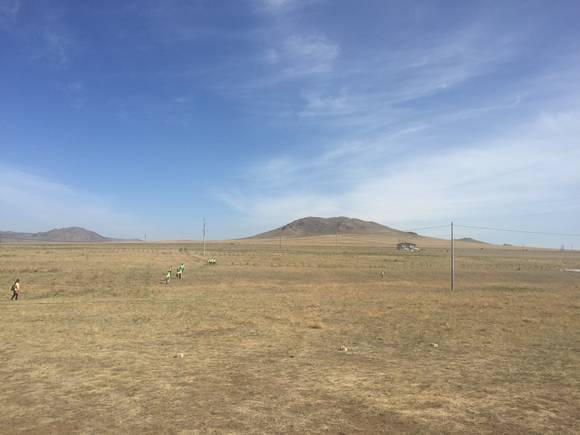 ▲ 몽골 '카스 희망의 숲' 조림지 ⓒ오비맥주