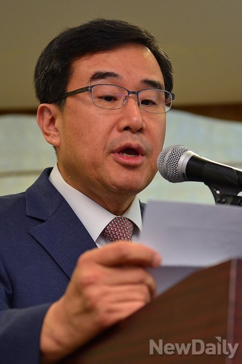 ▲ 새누리당 김정훈 정책위의장 후보자. ⓒ뉴데일리 이종현 기자