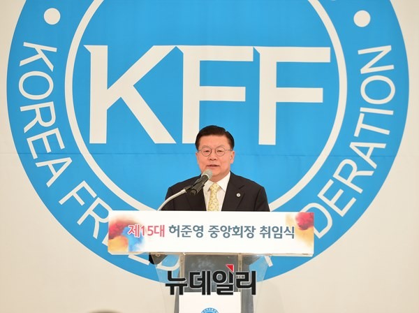 ▲ 허준영 한국자유총연맹 회장. ⓒ 뉴데일리 정상윤