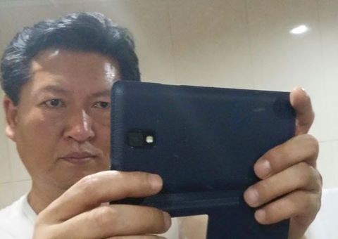 ▲ 새정치민주연합 정청래 최고위원이 12일 셀카를 찍는 모습을 공개했다. ⓒ정청래의 알콩달콩 페이스북