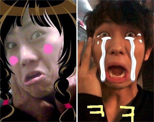 ▲ 2PM 택연 슬옹 ⓒ백지영 미니홈피