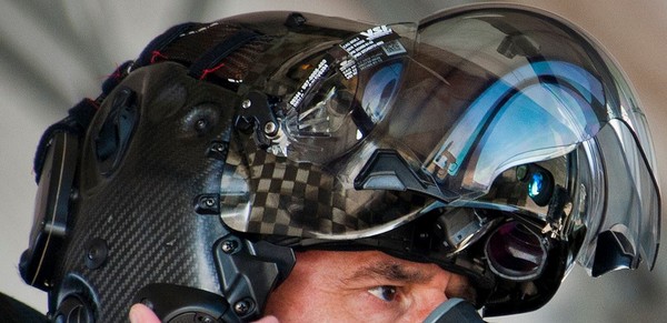 ▲ F-35A 조종사의 HMD.ⓒ록히드마틴