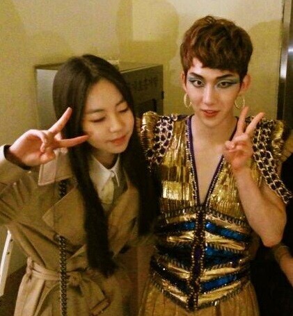 ▲ 소희와 조권 ⓒ소희 트위터