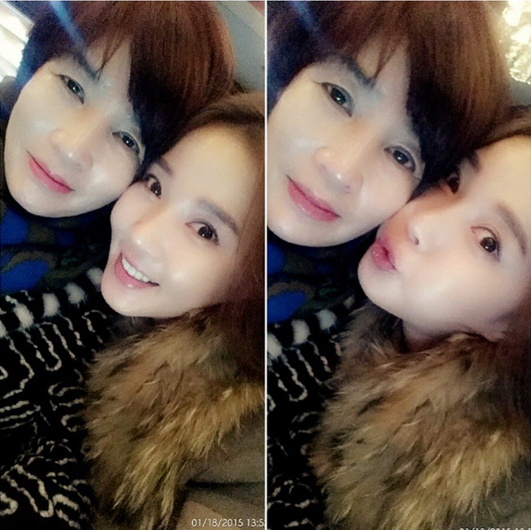 ▲ 양민화와 그의 어머니 ⓒ양민화 인스타그램