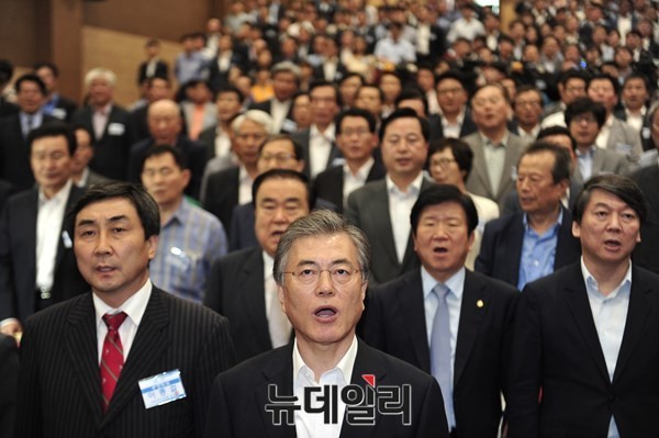 ▲ 새정치민주연합 의원들.ⓒ뉴데일리 이종현 기자