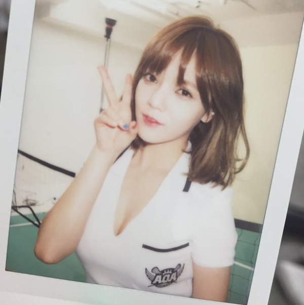 ▲ AOA 지민 ⓒ지민 인스타그램
