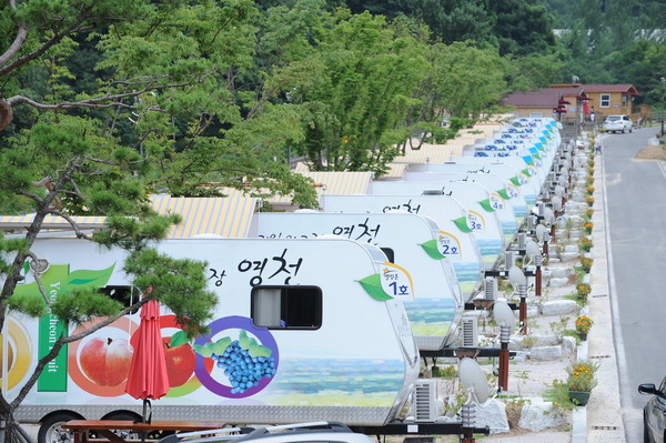 ▲ 치산 캠핑장ⓒ영천시 제공