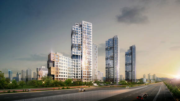 ▲ 세종 신동아 파밀리에 3차 야경 투시도.ⓒ신동아