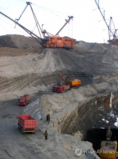 ▲ 북한이 공개한 함경남도 금야청년탄광.(연합뉴스)