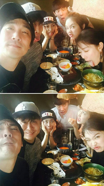 ▲ 성유리와 드라마 '쾌도 홍길동' 출연진 ⓒ성유리 인스타그램