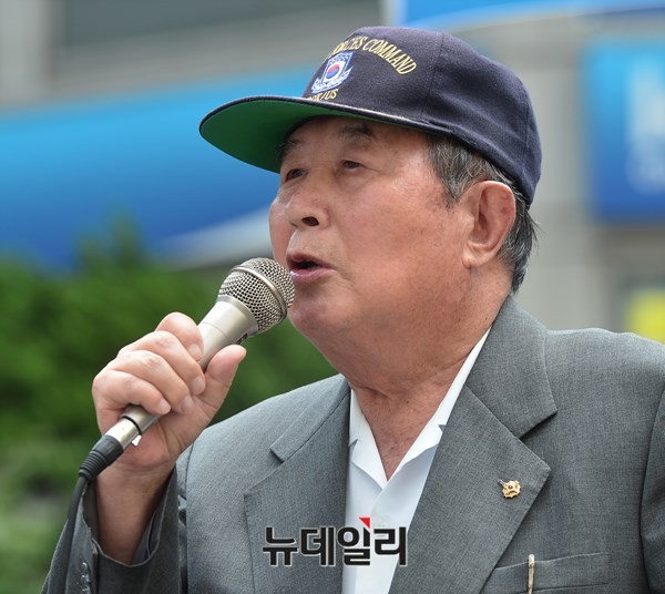 ▲ 이상훈 전 국방장관의 모습. ⓒ뉴데일리 정상윤 기자