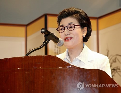 ▲ 박근령 씨. ⓒ연합뉴스