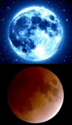 ▲ 블루문 레드문 ⓒ뉴데일리